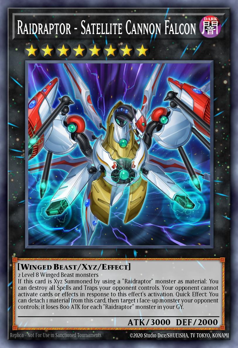 Raidraptor - Satellite Cannon Falcon Yu-Gi-Oh card