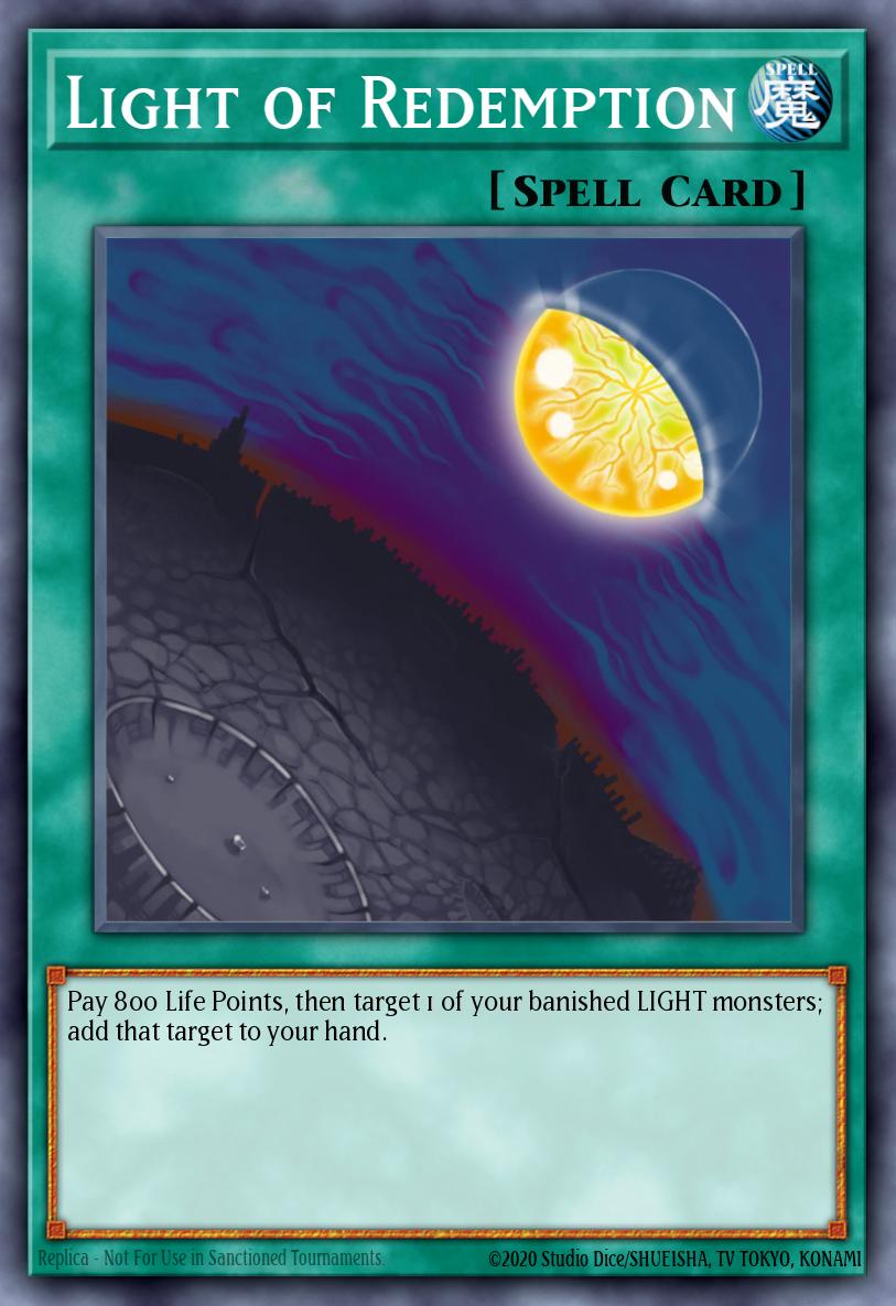 Light of Redemption Yu-Gi-Oh card