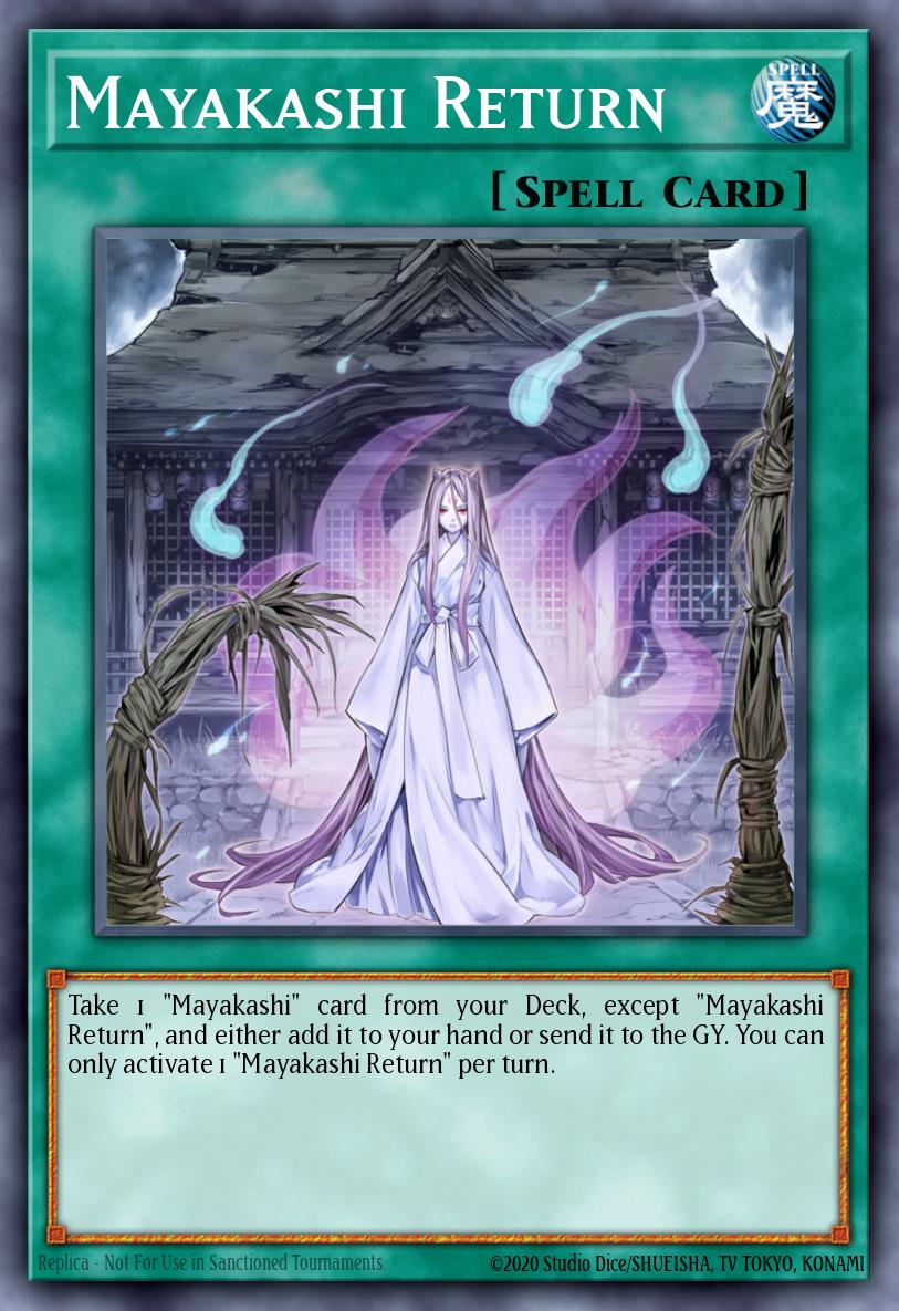 Mayakashi Return Yu-Gi-Oh card