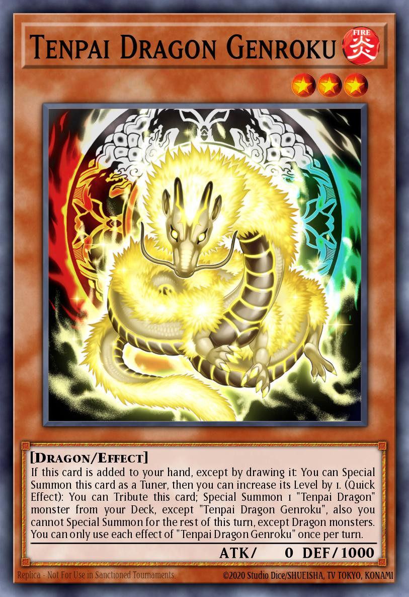 Tenpai Dragon Genroku Yu-Gi-Oh card