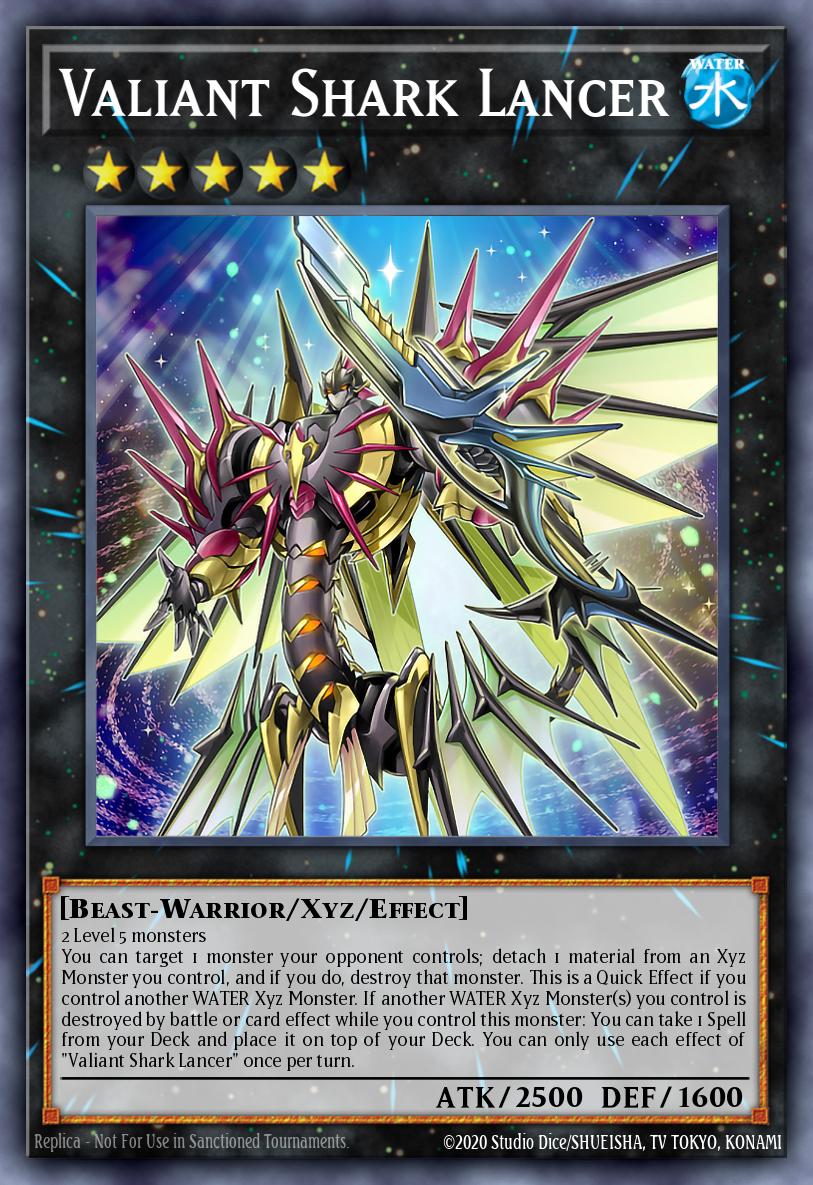 Valiant Shark Lancer Yu-Gi-Oh card