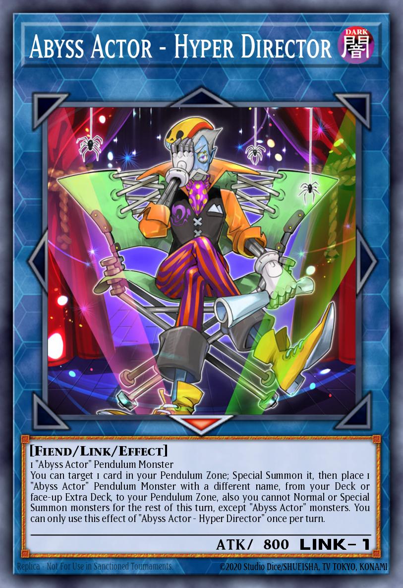 Abyss Actor - Hyper Director Yu-Gi-Oh card