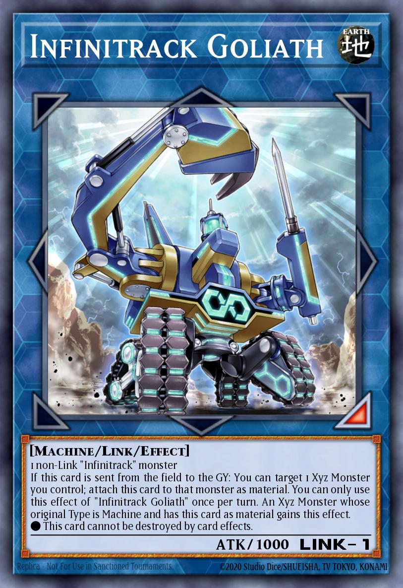 Infinitrack Goliath Yu-Gi-Oh card