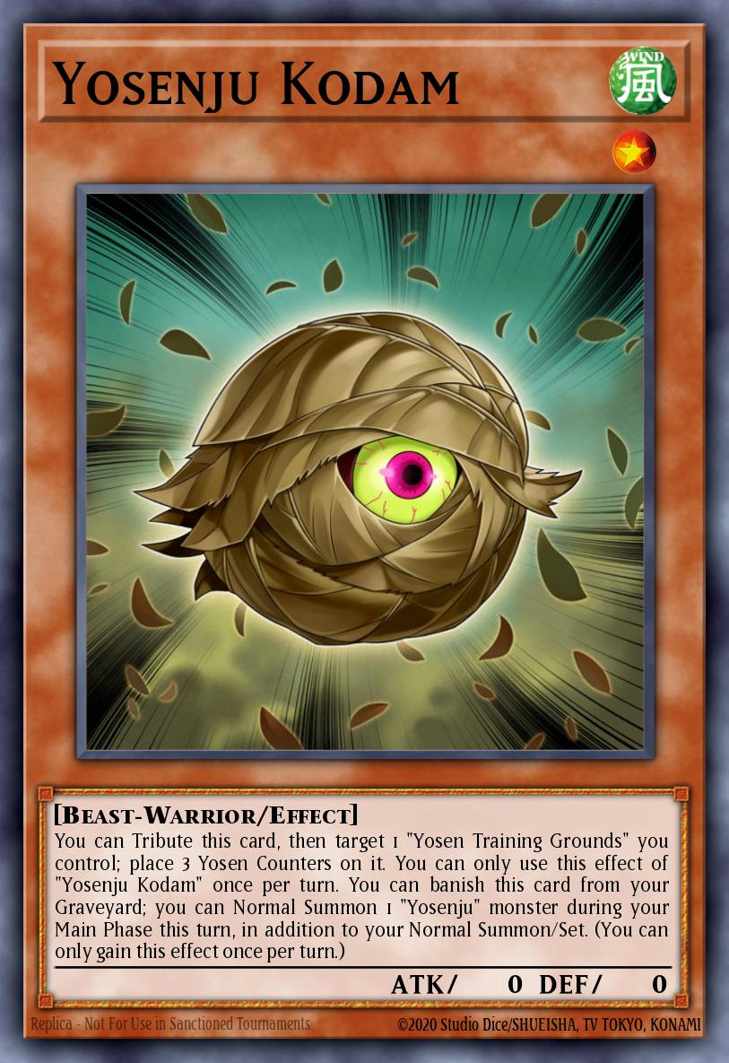 Yosenju Kodam Yu-Gi-Oh card