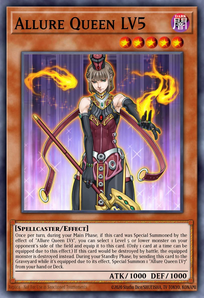 Allure Queen LV5 Yu-Gi-Oh card