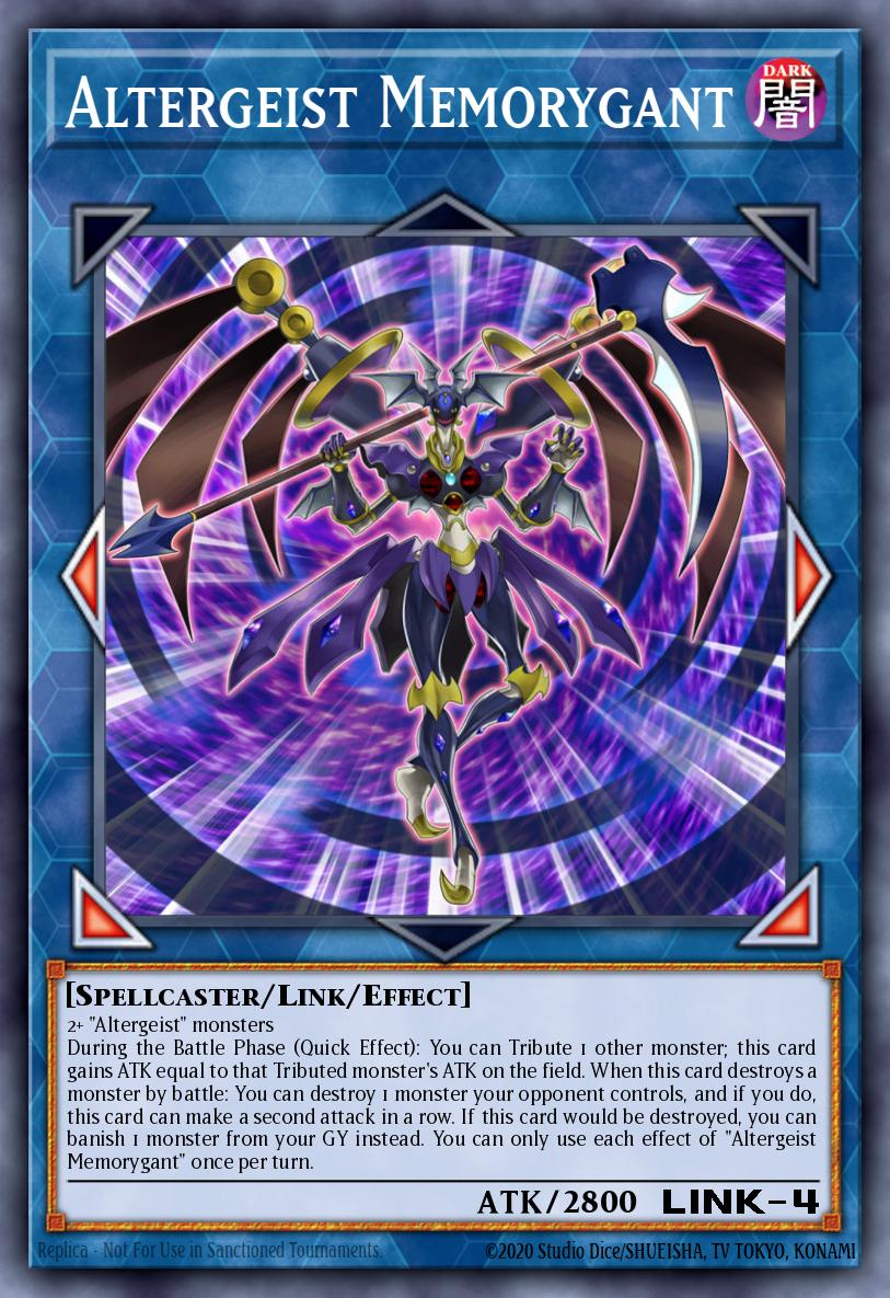 Altergeist Memorygant Yu-Gi-Oh card