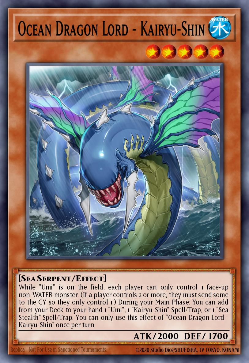 Ocean Dragon Lord - Kairyu-Shin Yu-Gi-Oh card