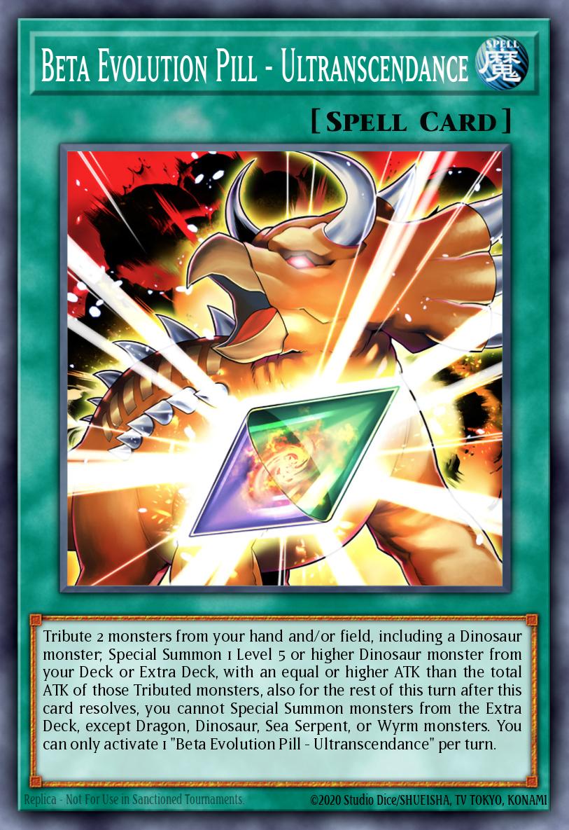 Beta Evolution Pill - Ultranscendance Yu-Gi-Oh card