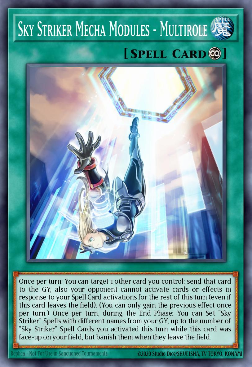 Sky Striker Mecha Modules - Multirole Yu-Gi-Oh card