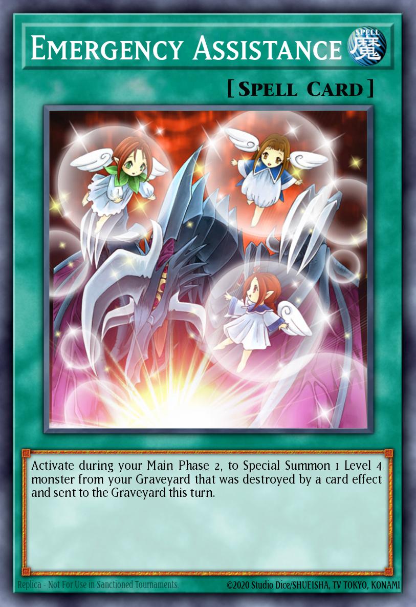 Emergency Assistance Yu-Gi-Oh card
