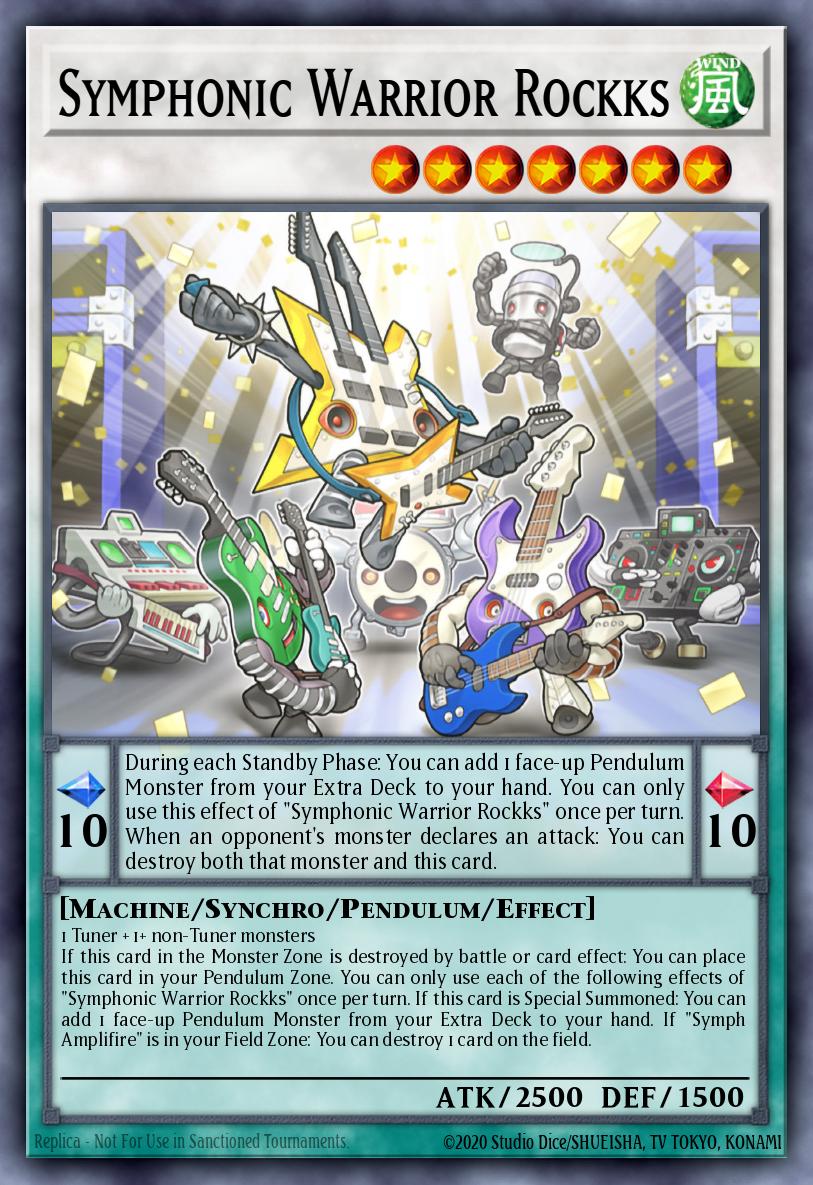 Symphonic Warrior Rockks Yu-Gi-Oh card