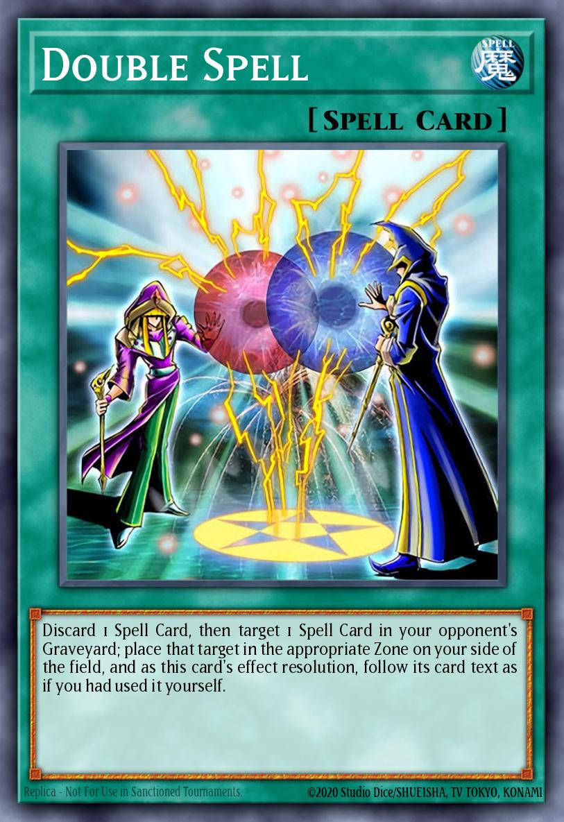 Double Spell Yu-Gi-Oh card