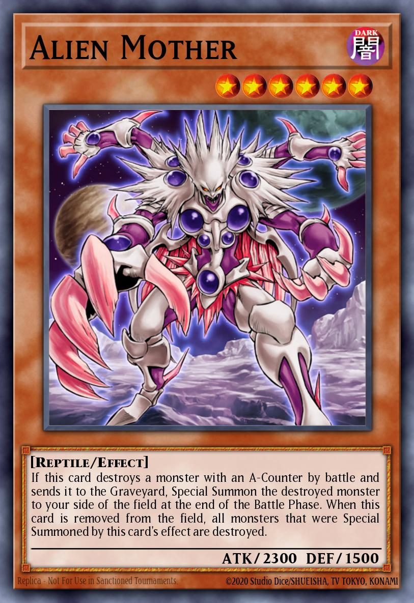 Alien Mother Yu-Gi-Oh card