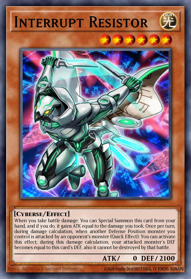 Interrupt Resistor Yu-Gi-Oh card