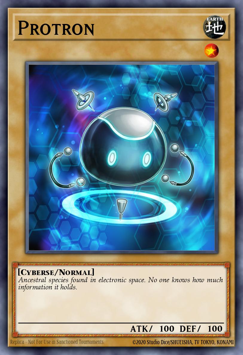 Protron Yu-Gi-Oh card