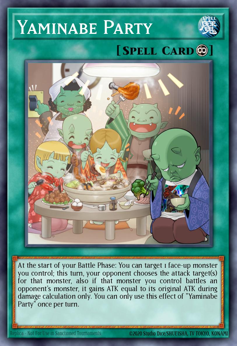 Yaminabe Party Yu-Gi-Oh card