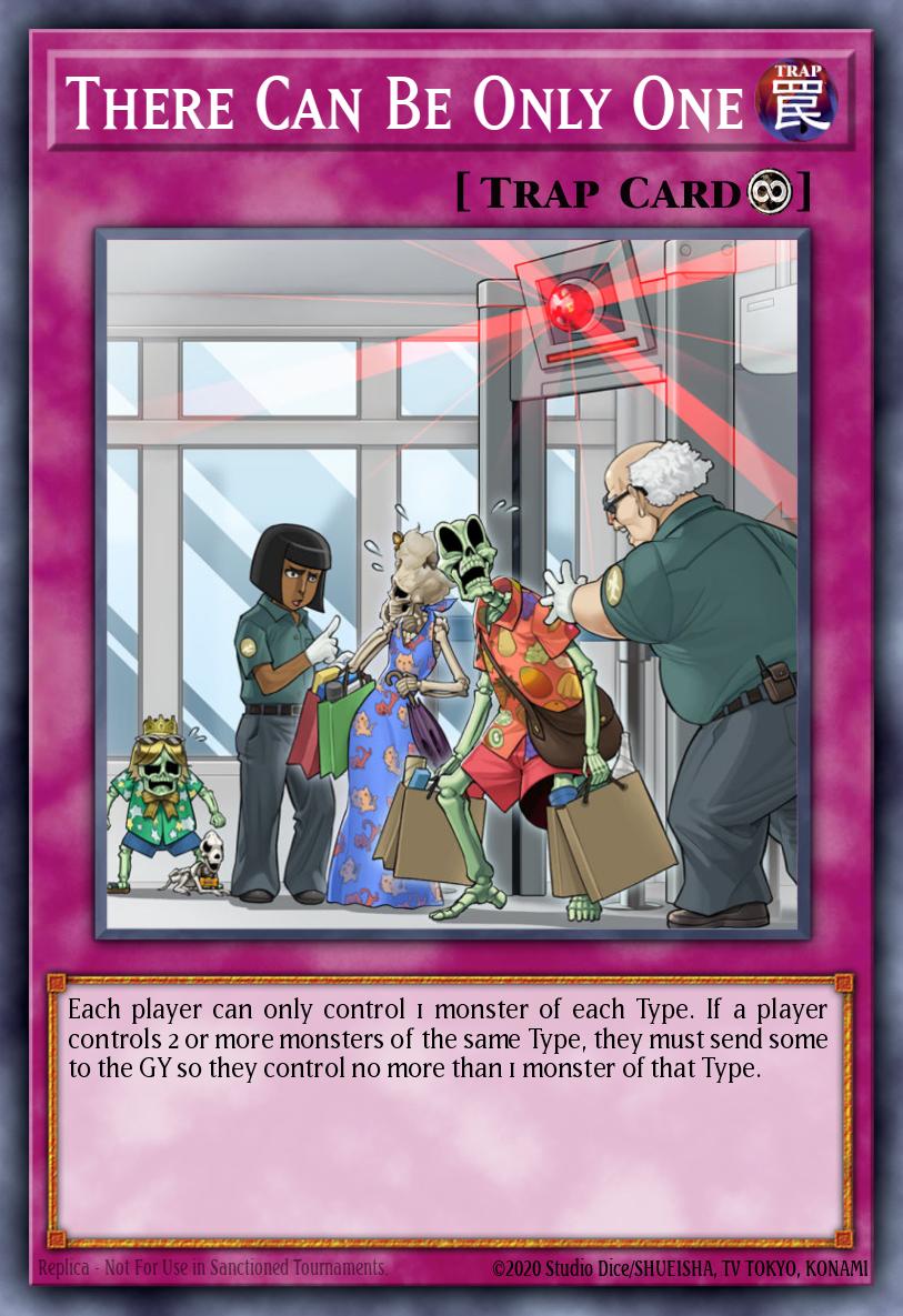 There Can Be Only One Yu-Gi-Oh card