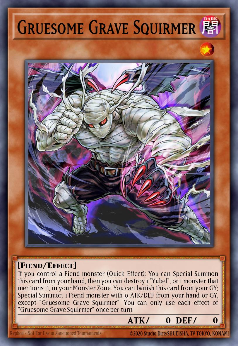 Gruesome Grave Squirmer Yu-Gi-Oh card