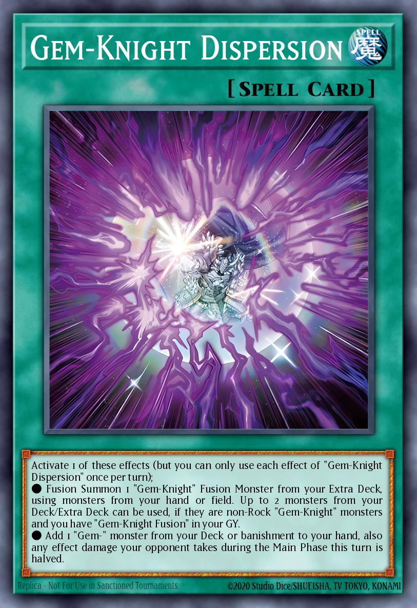 Gem-Knight Dispersion Yu-Gi-Oh card