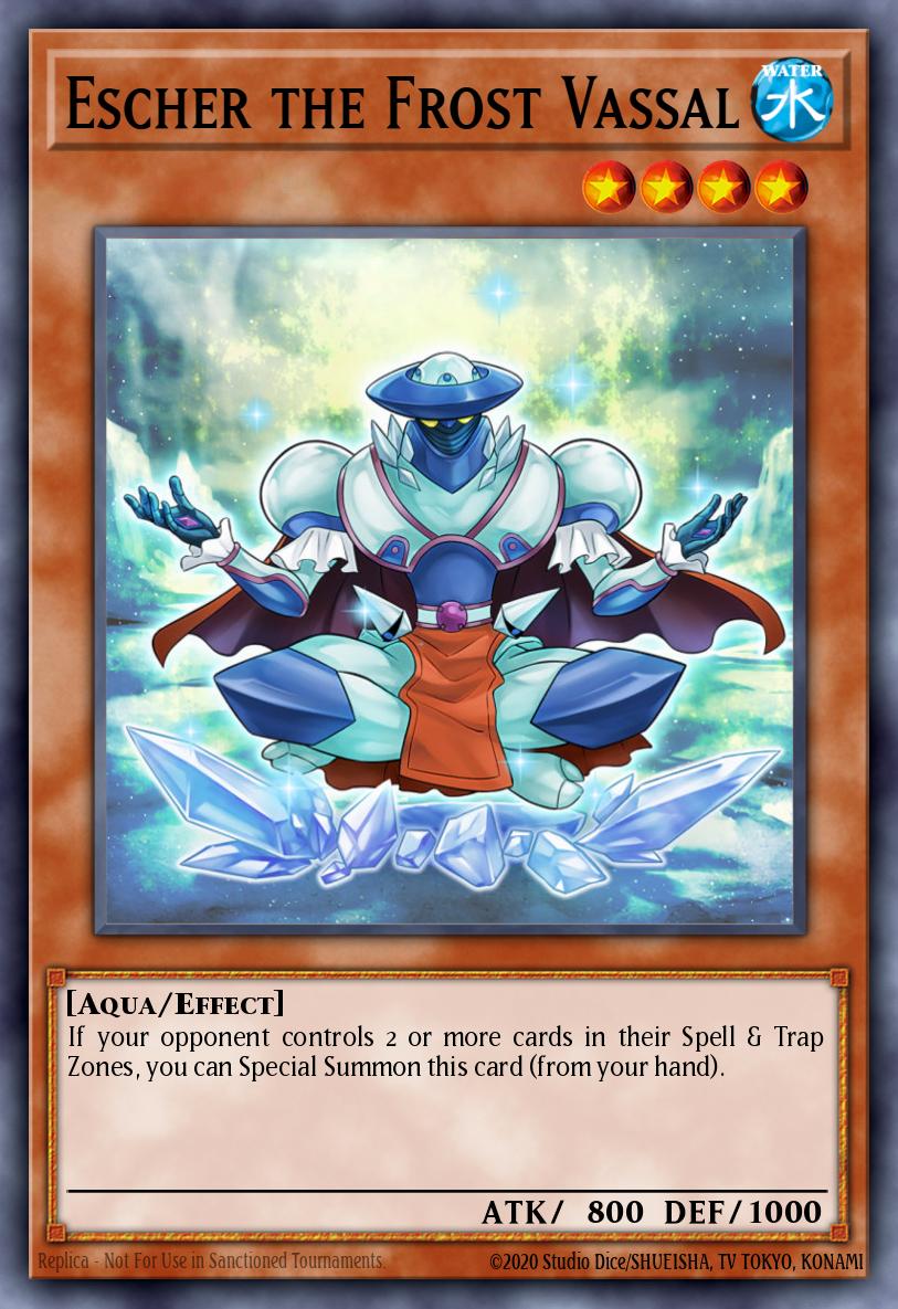 Escher the Frost Vassal Yu-Gi-Oh card