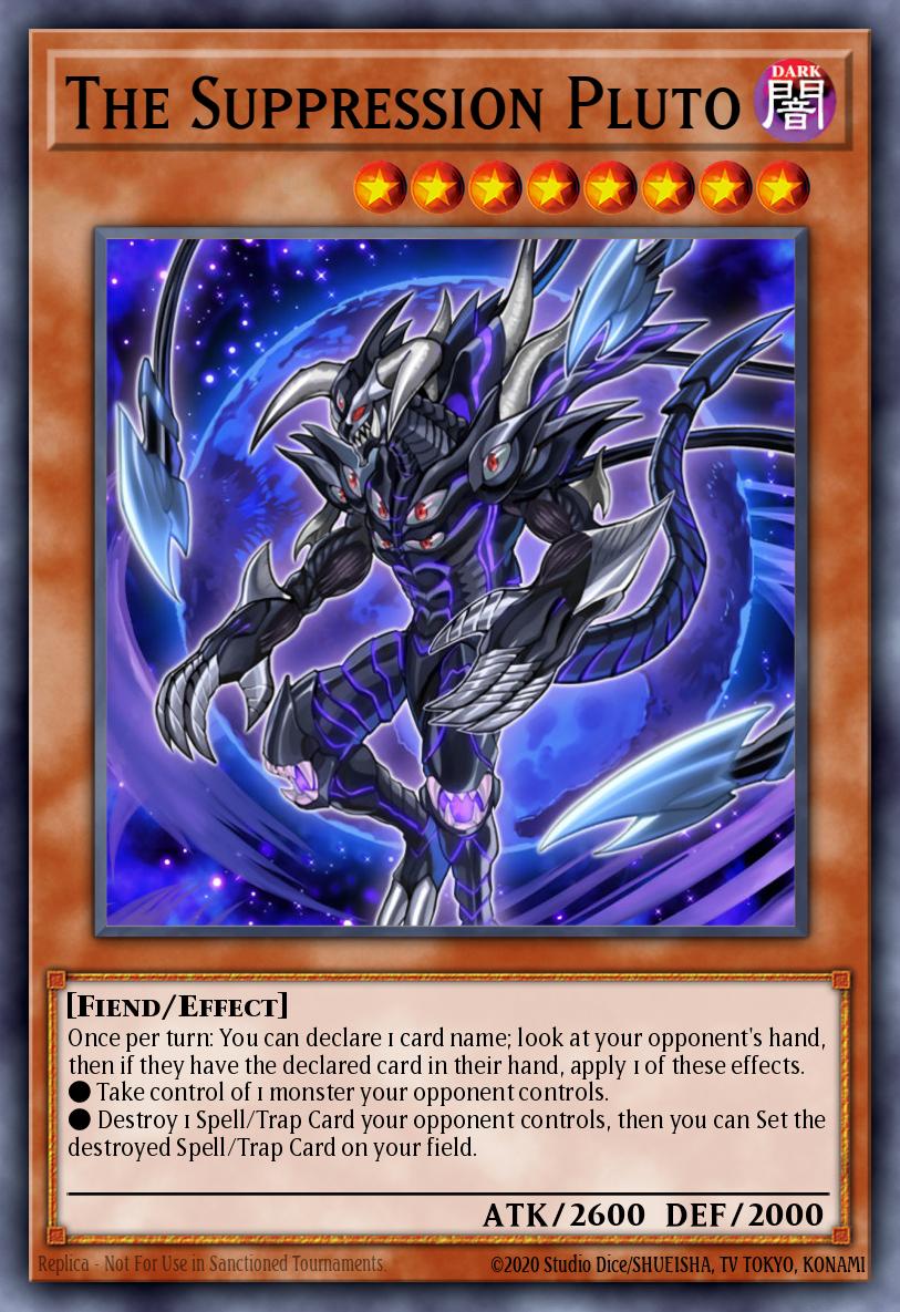 The Suppression Pluto Yu-Gi-Oh card