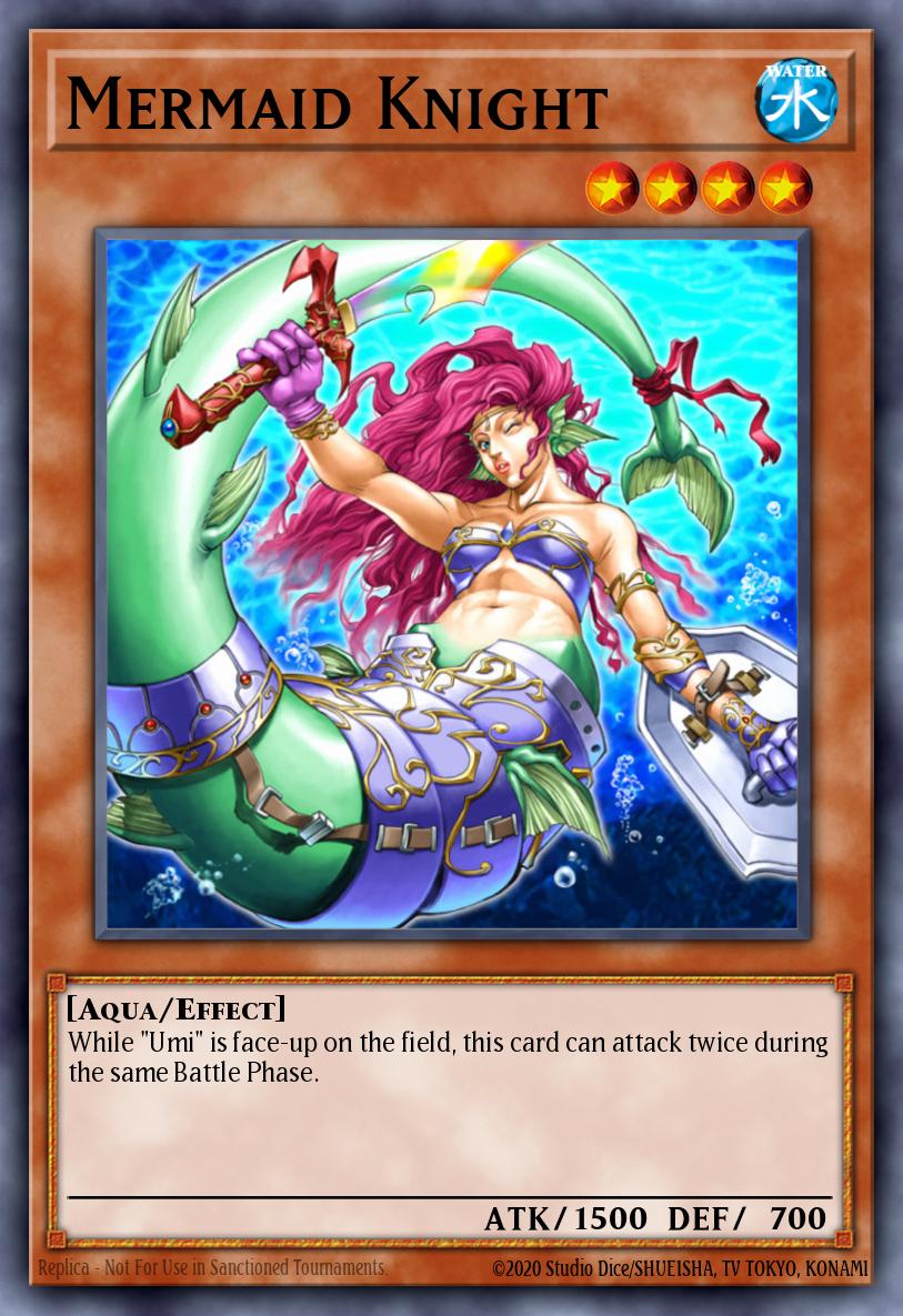 Mermaid Knight Yu-Gi-Oh card