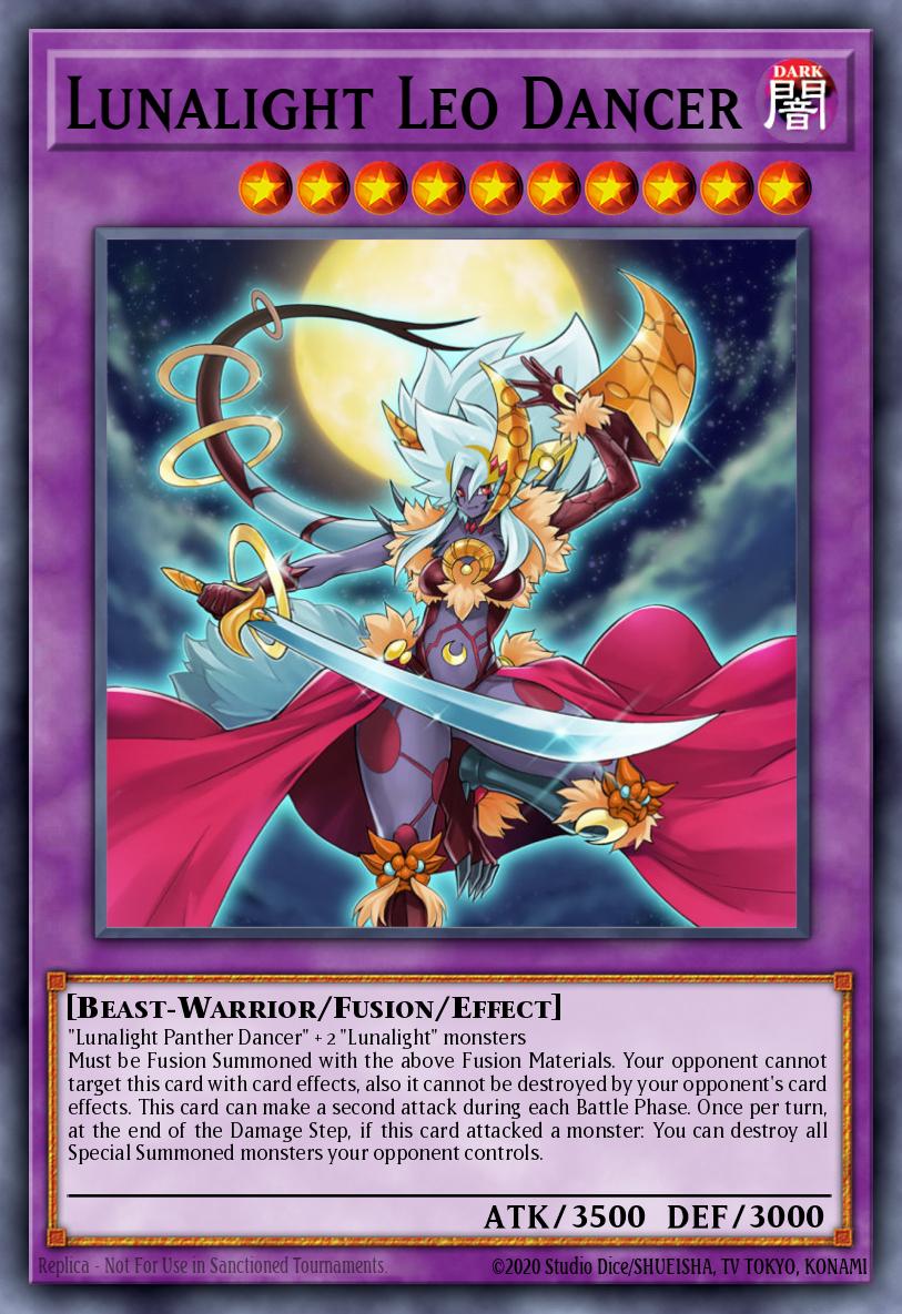 Lunalight Leo Dancer Yu-Gi-Oh card