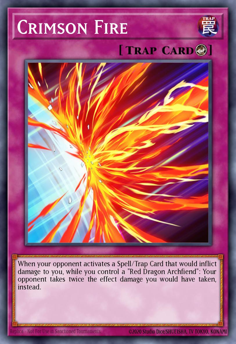 Crimson Fire Yu-Gi-Oh card
