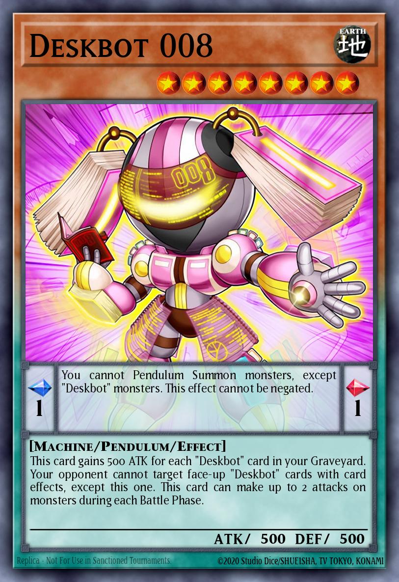Deskbot 008 Yu-Gi-Oh card