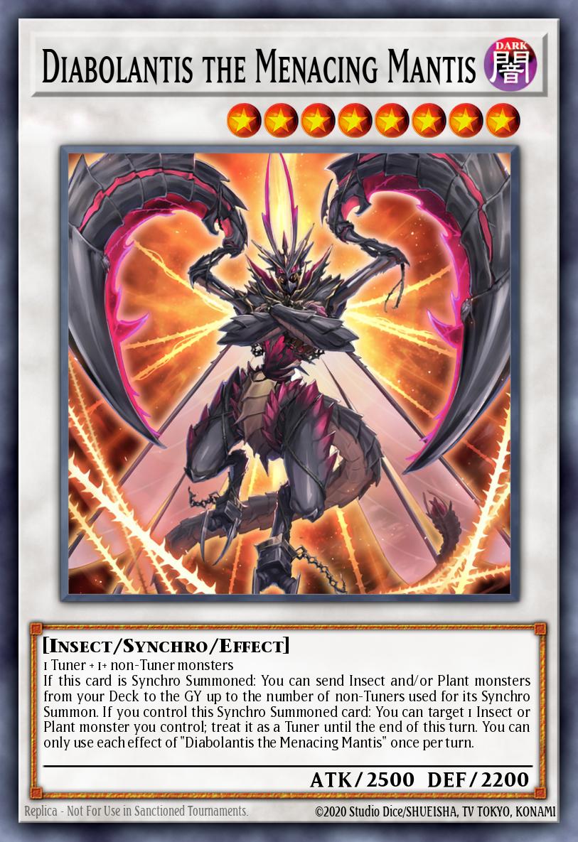 Diabolantis the Menacing Mantis Yu-Gi-Oh card