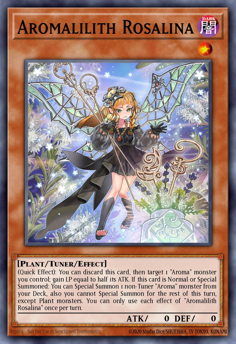 Aromalilith Rosalina Yu-Gi-Oh card