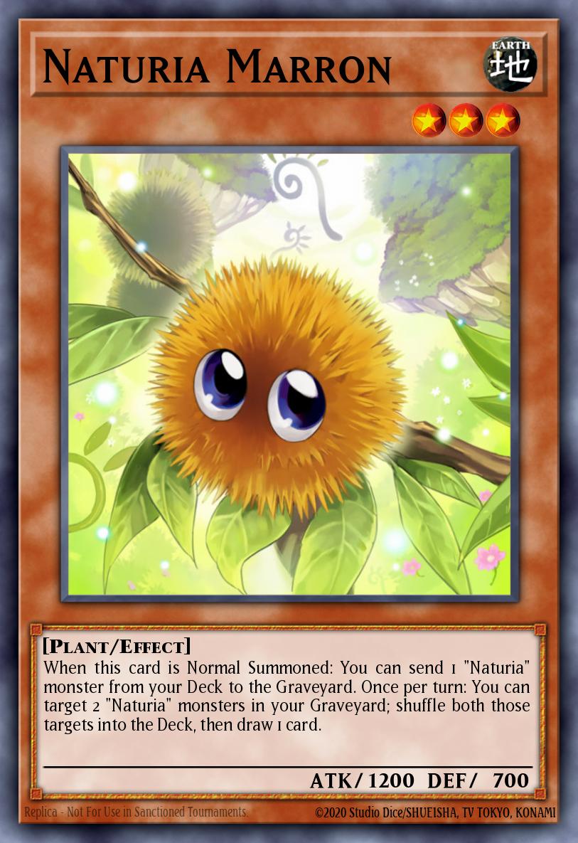 Naturia Marron Yu-Gi-Oh card