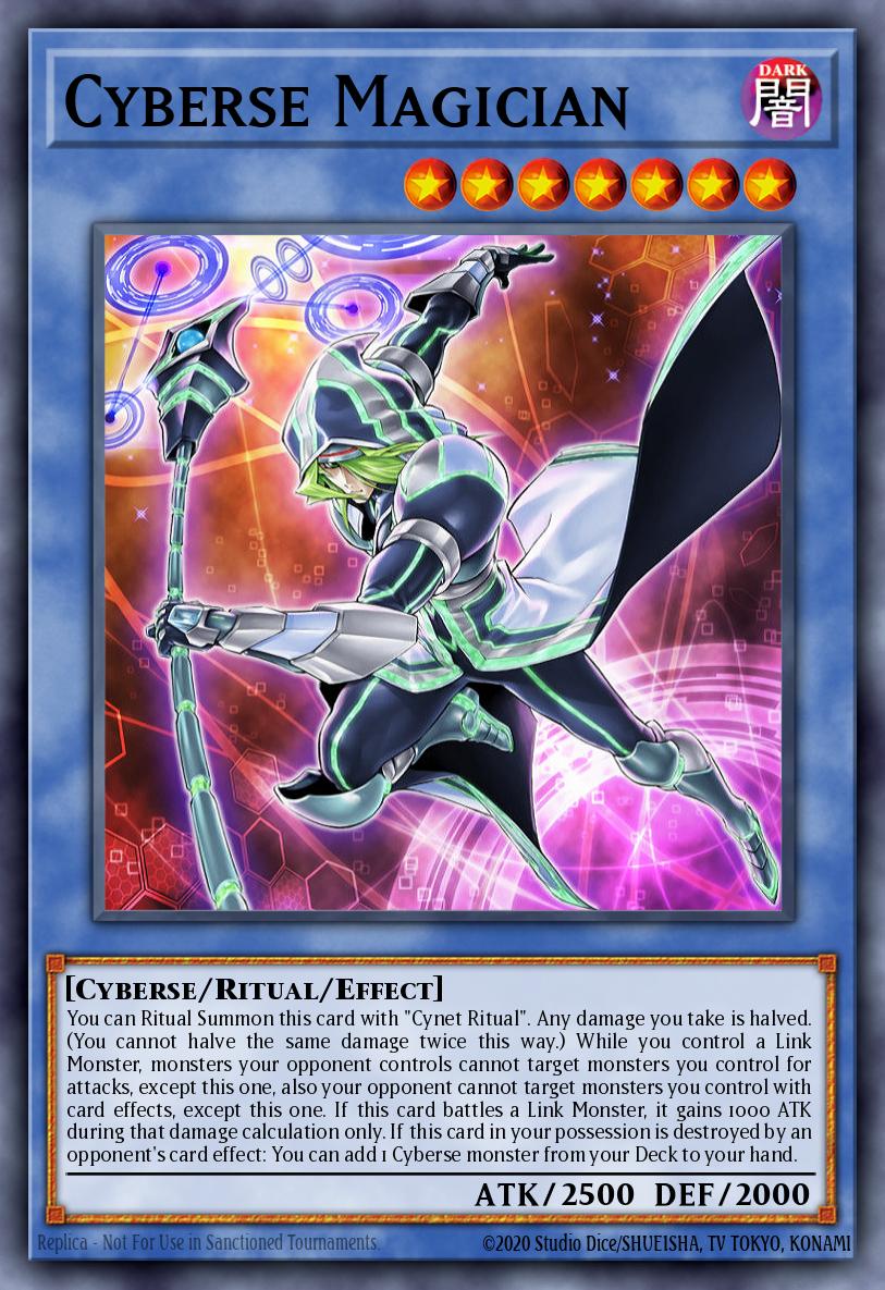 Cyberse Magician Yu-Gi-Oh card