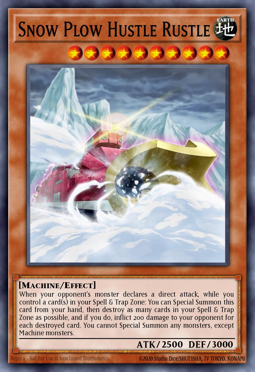 Snow Plow Hustle Rustle Yu-Gi-Oh card