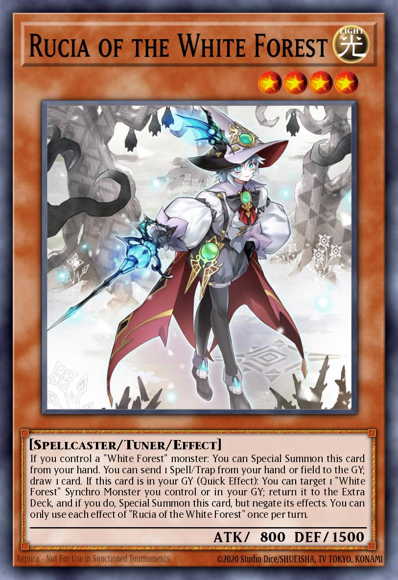 Rucia of the White Forest Yu-Gi-Oh card