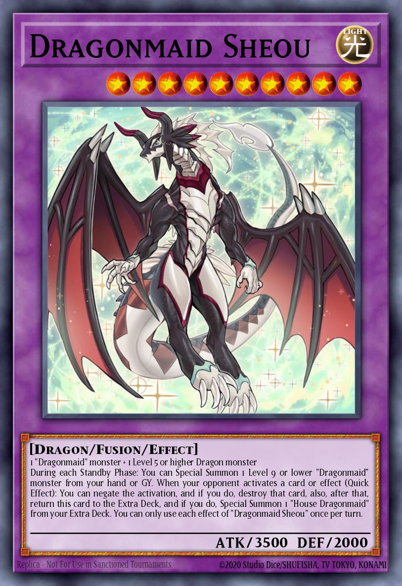 Dragonmaid Sheou Yu-Gi-Oh card