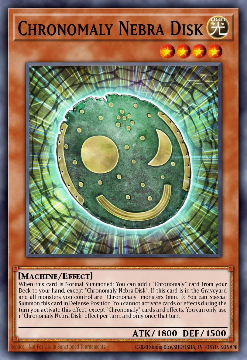 Chronomaly Nebra Disk Yu-Gi-Oh card