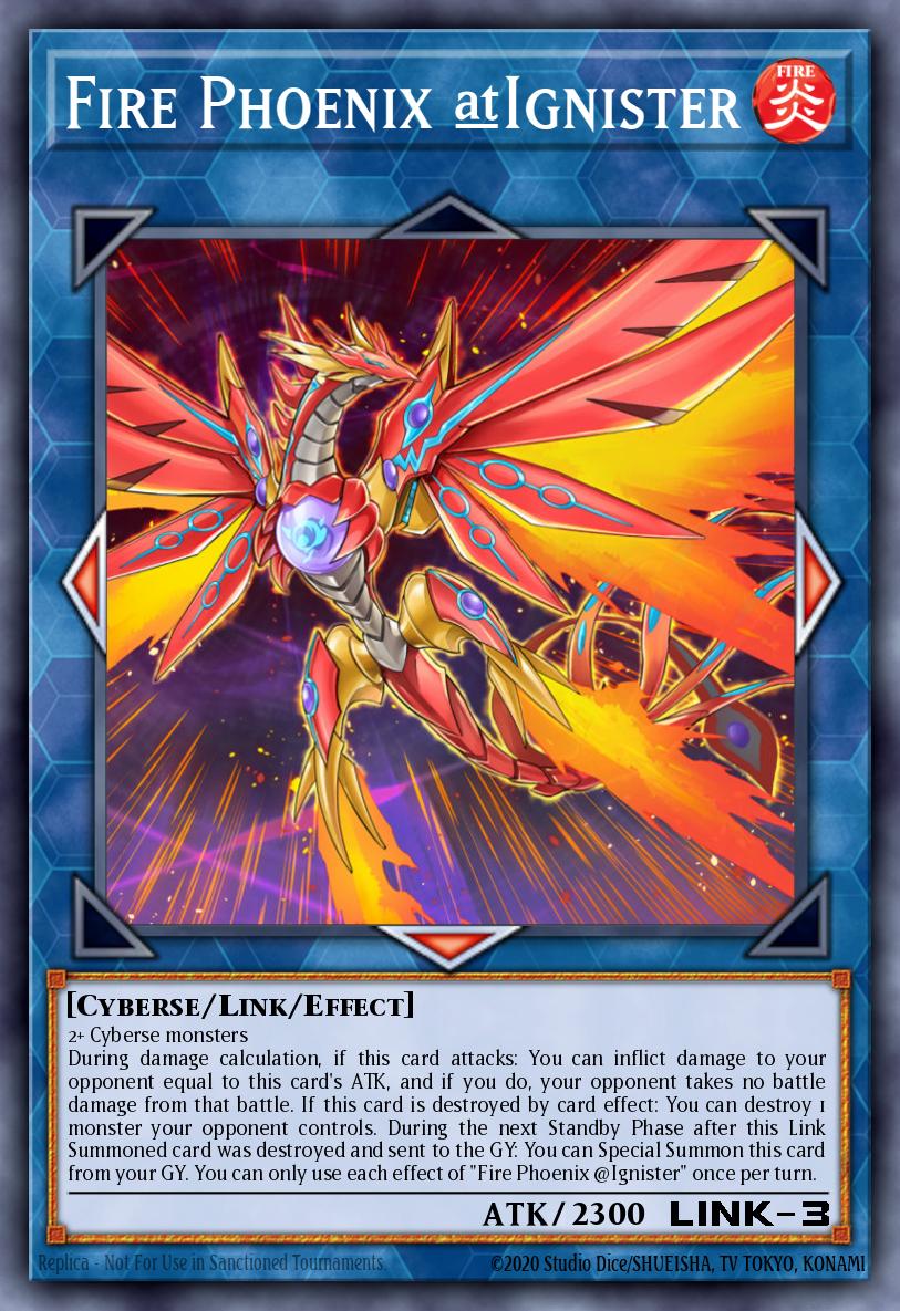 Fire Phoenix @Ignister Yu-Gi-Oh card