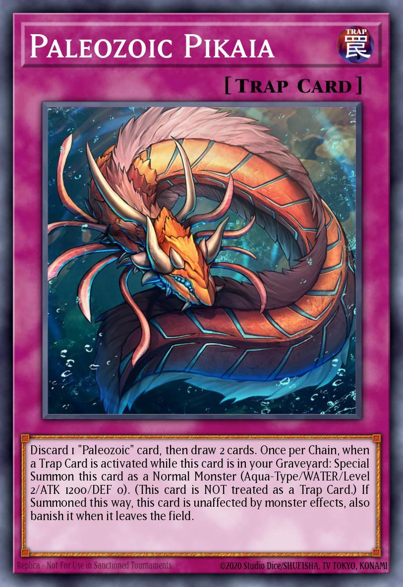 Paleozoic Pikaia Yu-Gi-Oh card