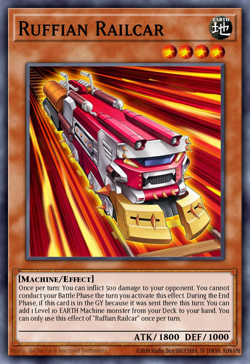 Ruffian Railcar Yu-Gi-Oh card