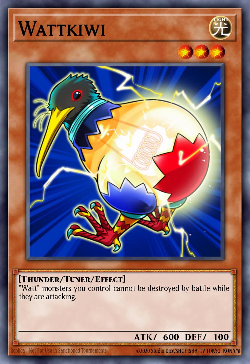 Wattkiwi Yu-Gi-Oh card
