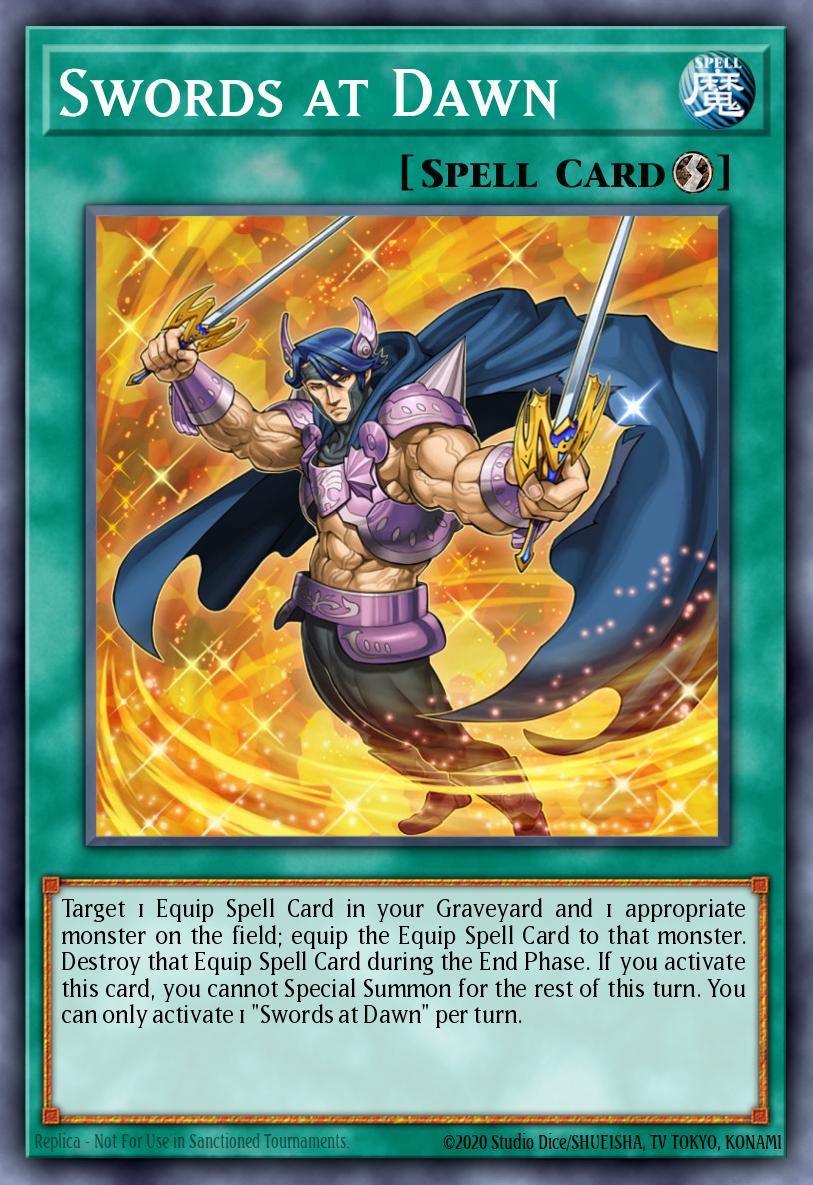 Swords at Dawn Yu-Gi-Oh card