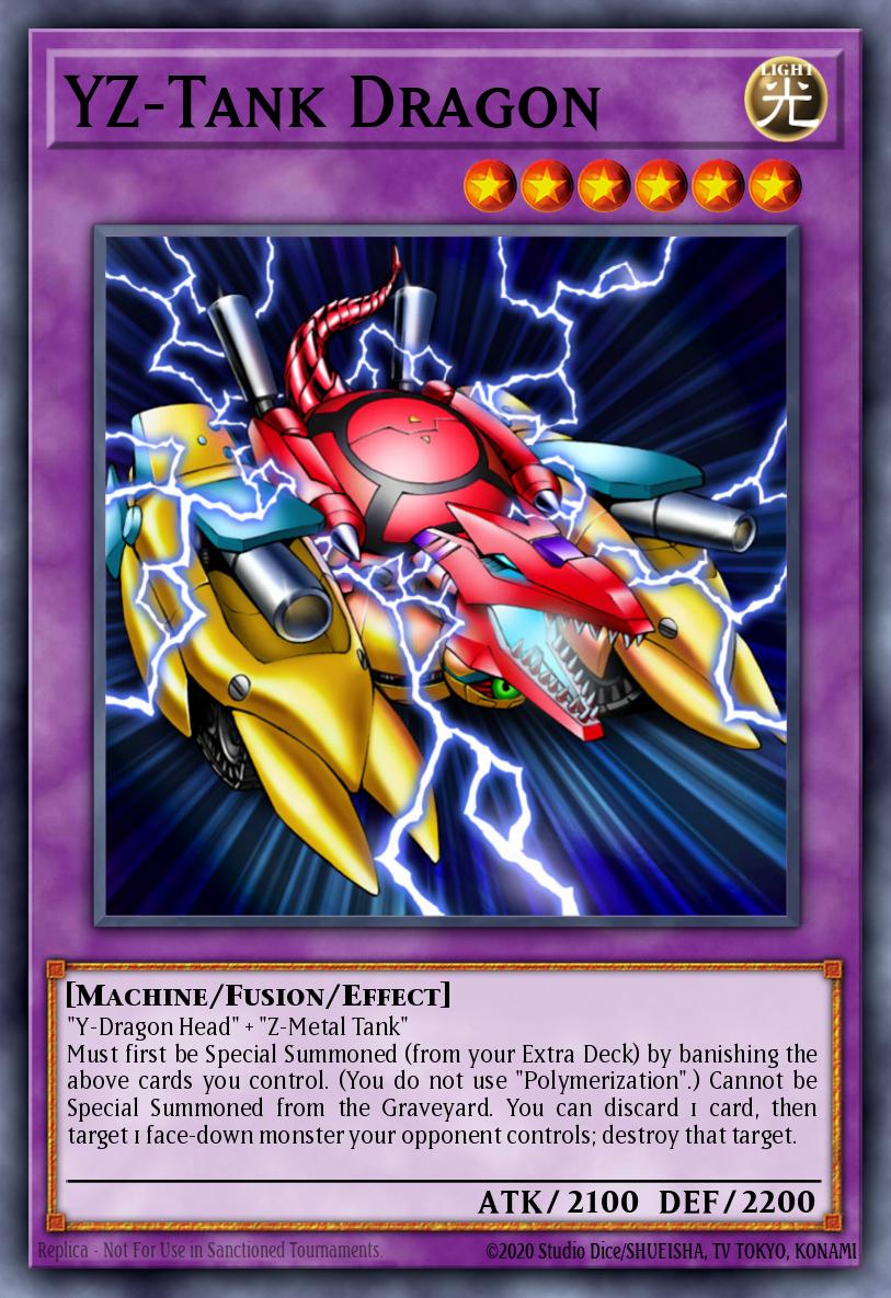 YZ-Tank Dragon Yu-Gi-Oh card