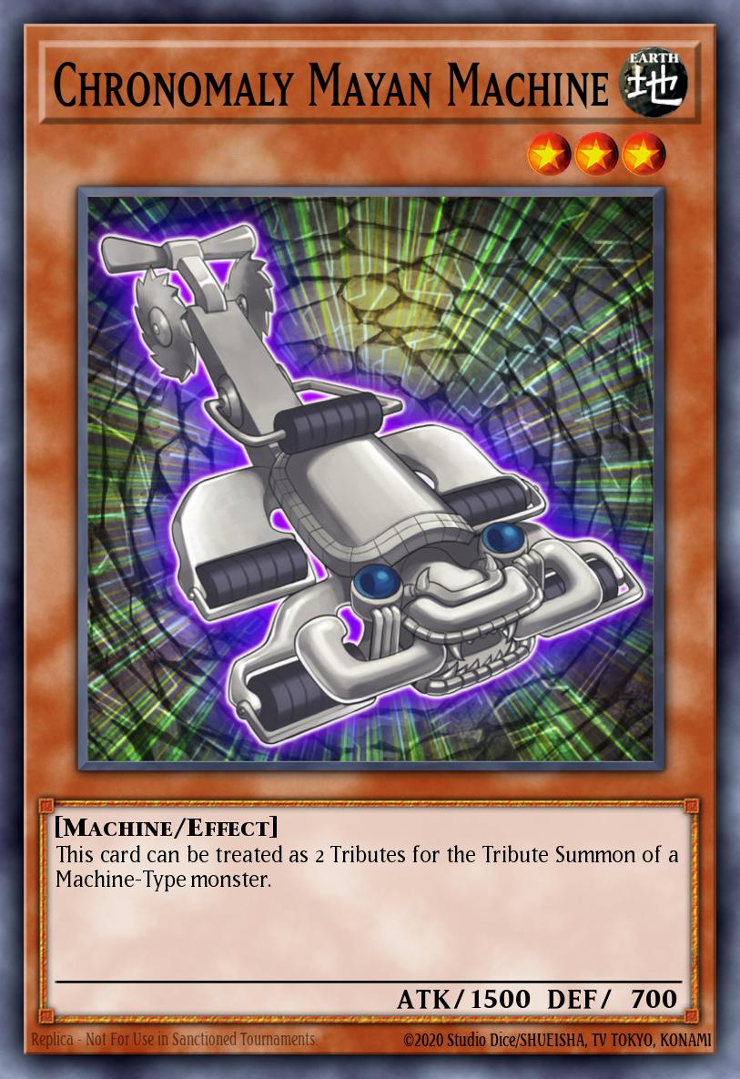 Chronomaly Mayan Machine Yu-Gi-Oh card