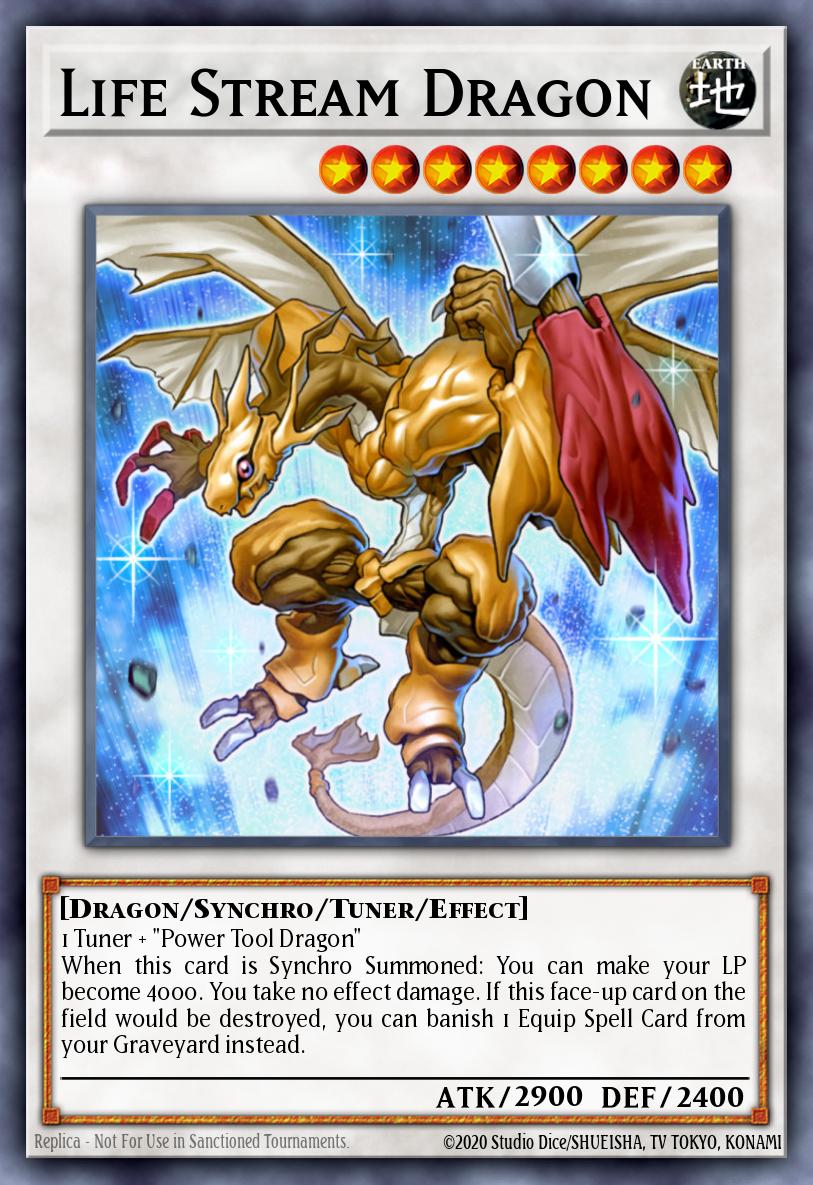 Life Stream Dragon Yu-Gi-Oh card