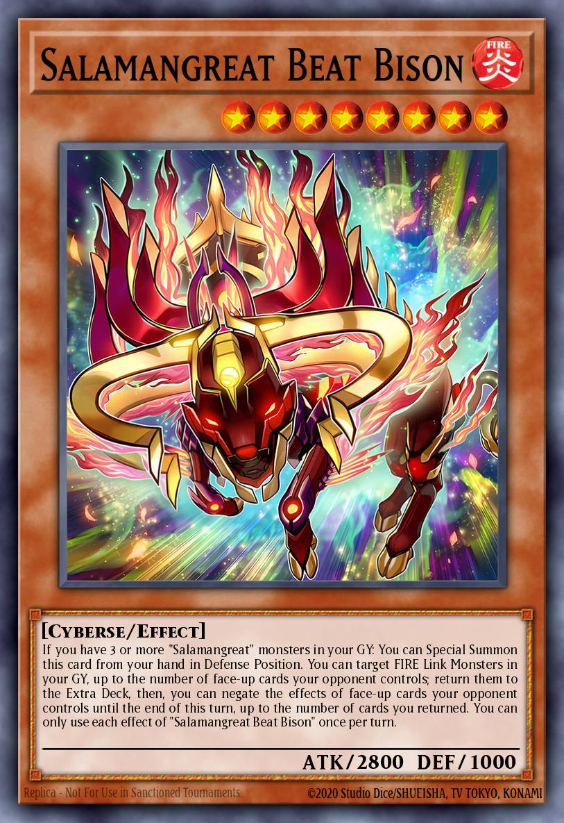 Salamangreat Beat Bison Yu-Gi-Oh card