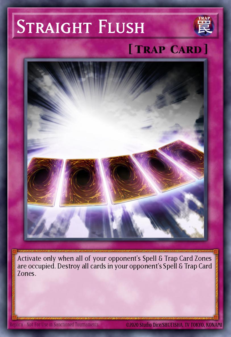Straight Flush Yu-Gi-Oh card