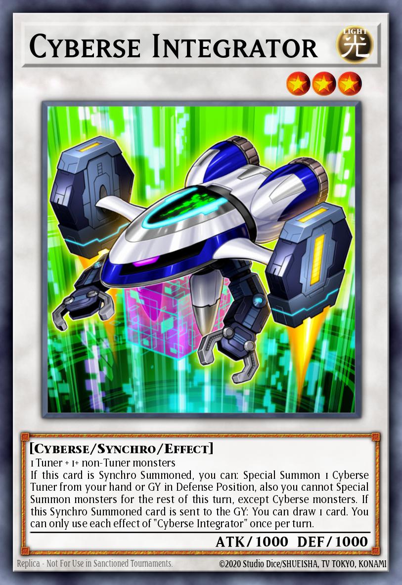 Cyberse Integrator Yu-Gi-Oh card