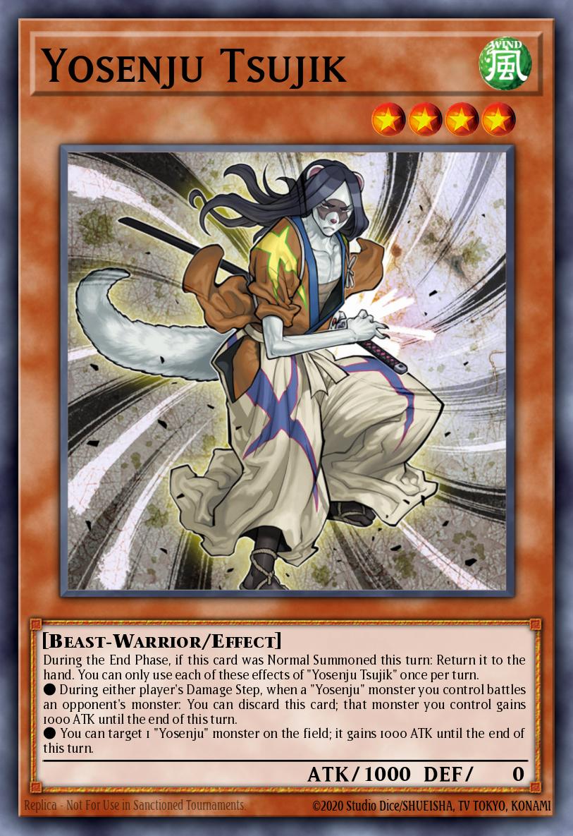 Yosenju Tsujik Yu-Gi-Oh card