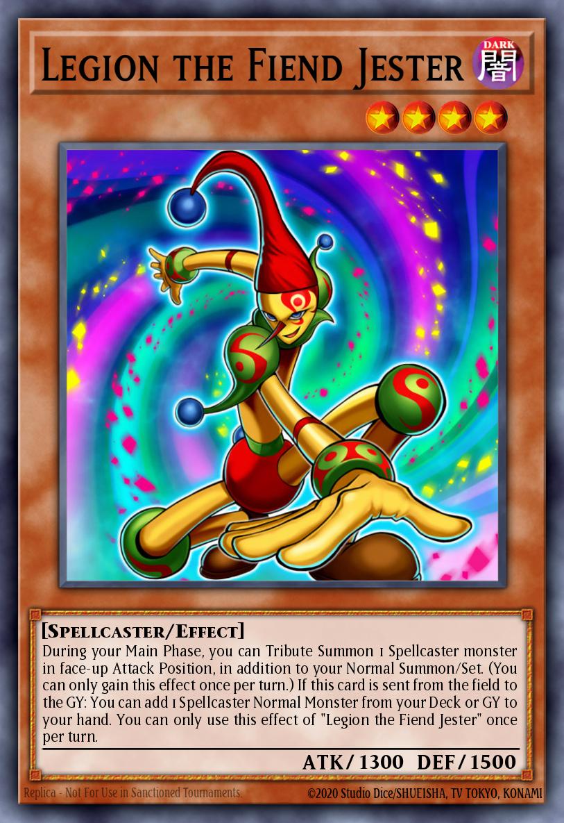 Legion the Fiend Jester Yu-Gi-Oh card